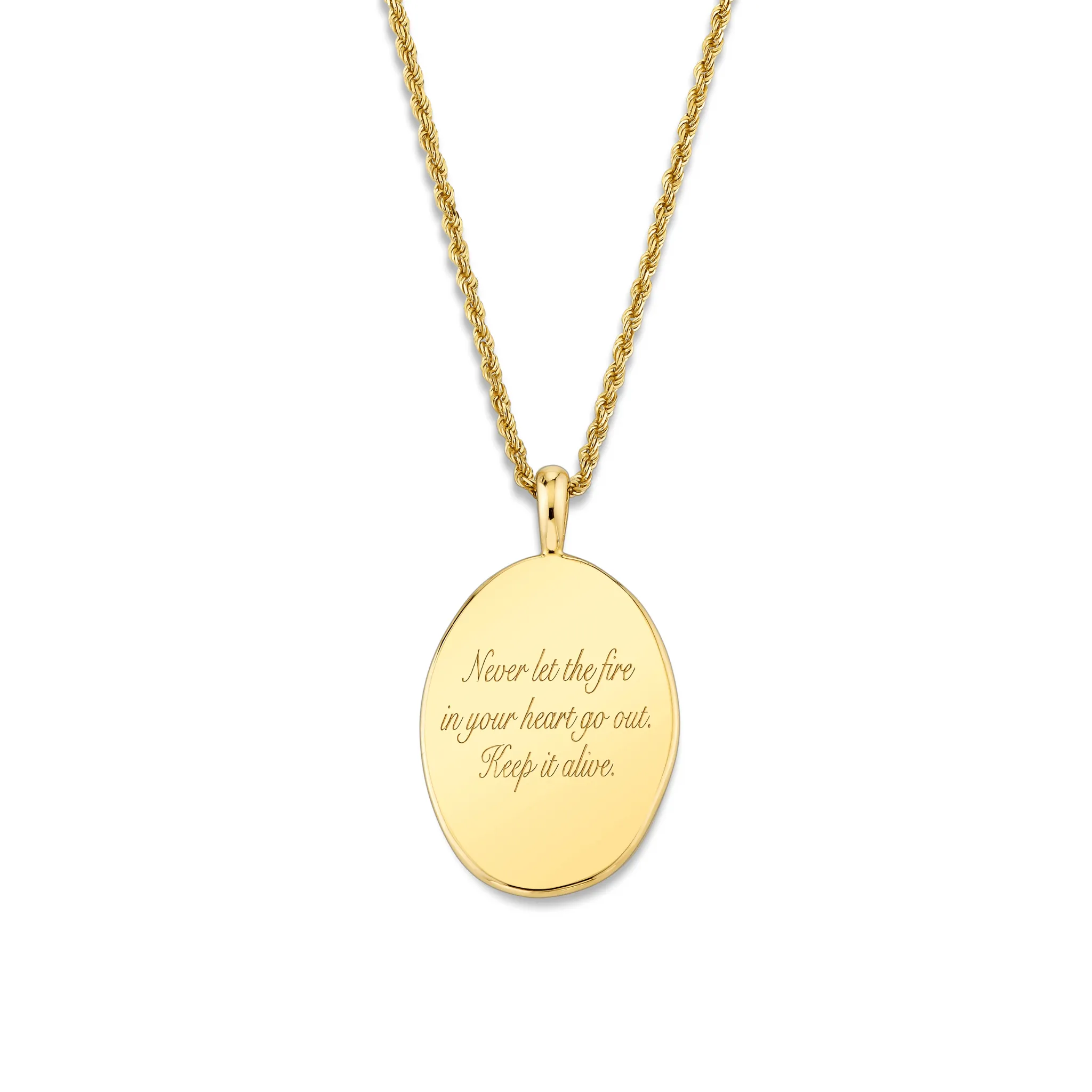 18k Burning Heart Diamond Pendant | Ready to Ship