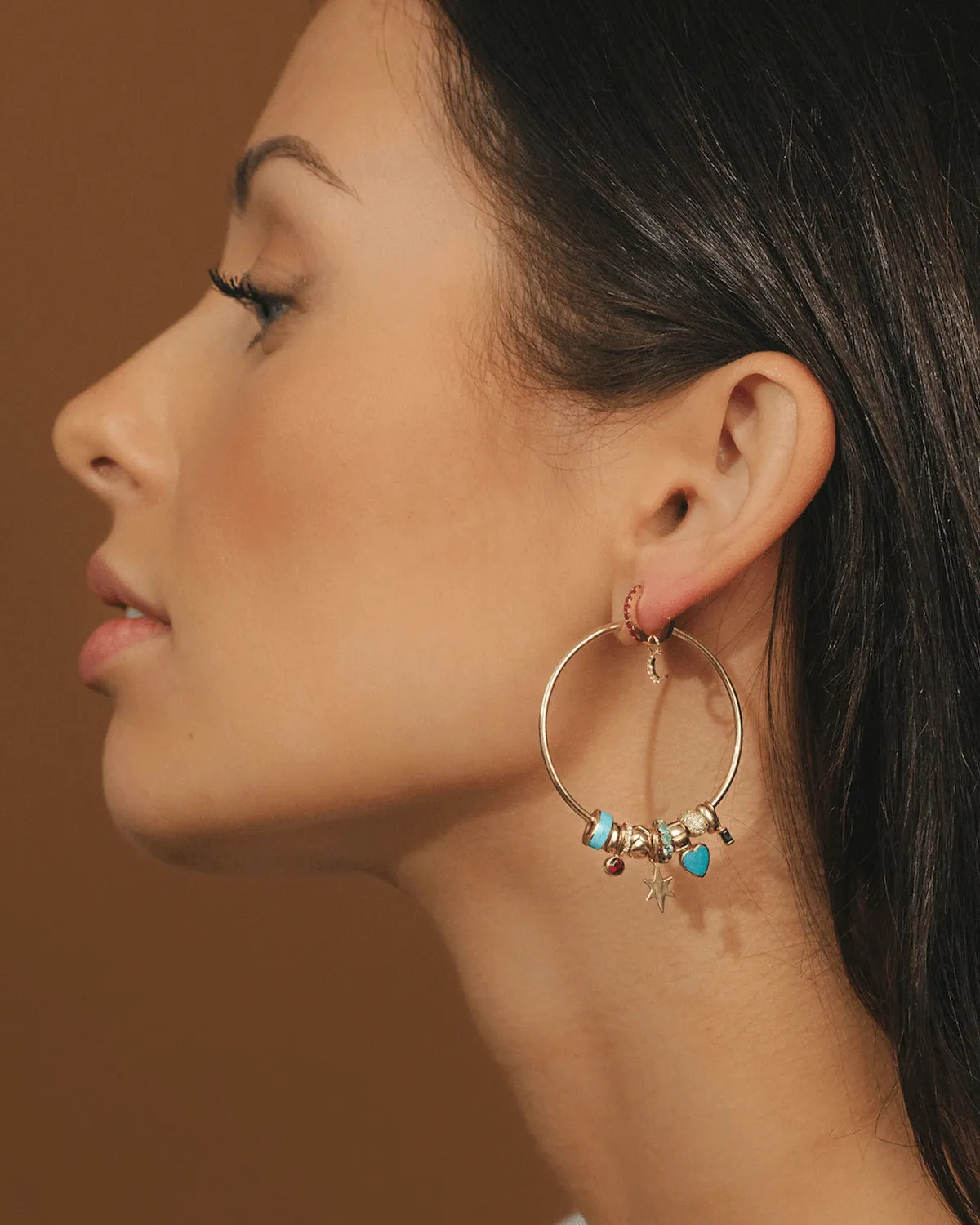 40mm Siena Hoops - 10k Gold