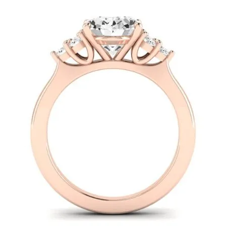 Alyssa Diamond Band for Oval Center Ring