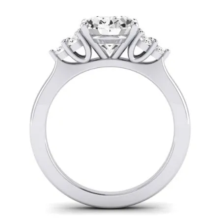 Alyssa Diamond Band for Oval Center Ring