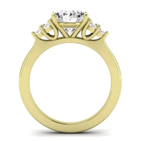 Alyssa Diamond Band for Oval Center Ring