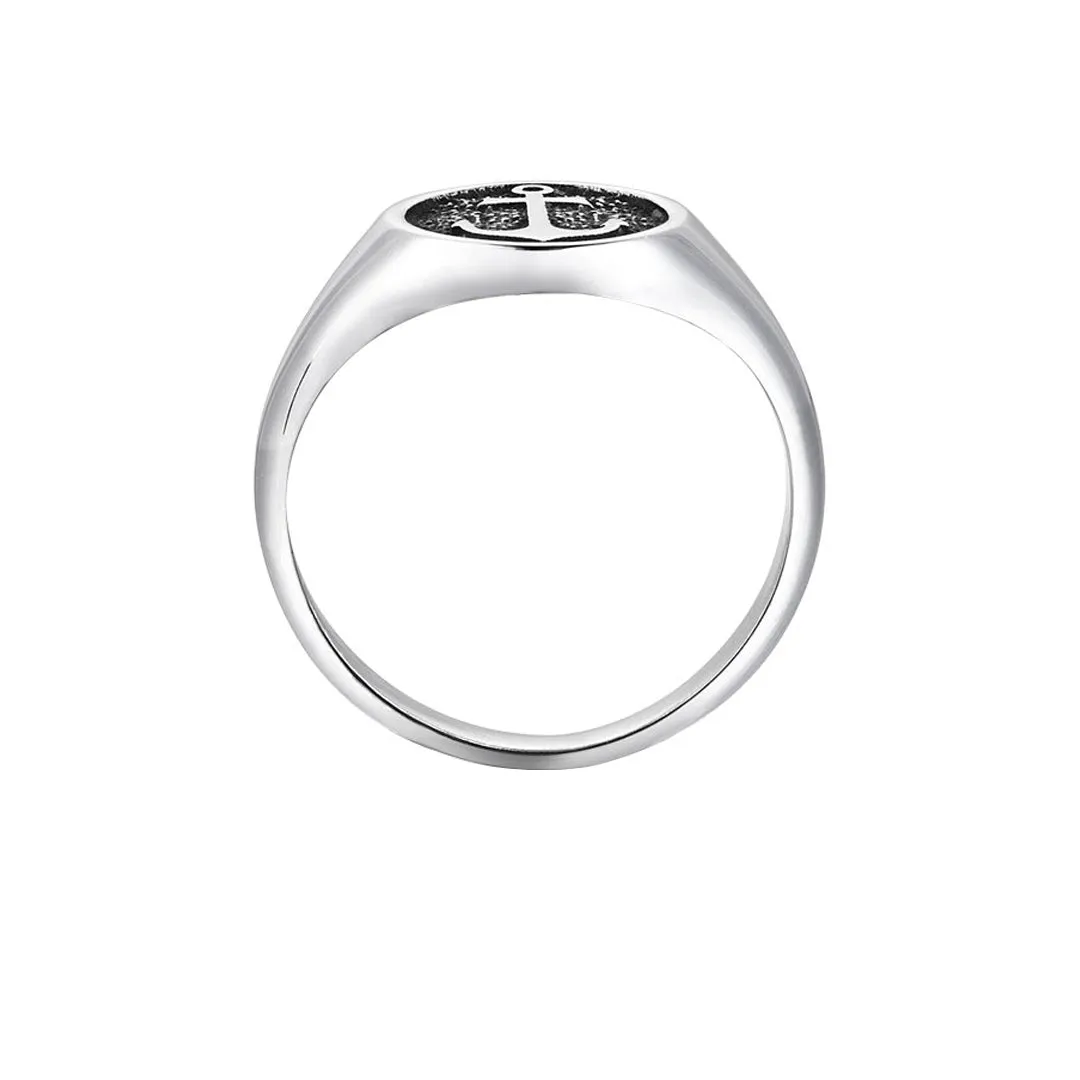 Anchor Ring - Solid Gold