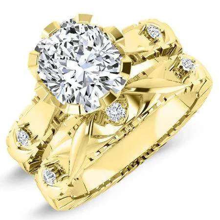 Arbor Lab Diamond Matching Band for Cushion Center (Band Only. Engagement Ring Not Included)