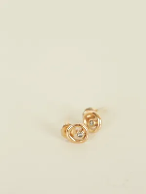 Aura Studs | 9k Gold