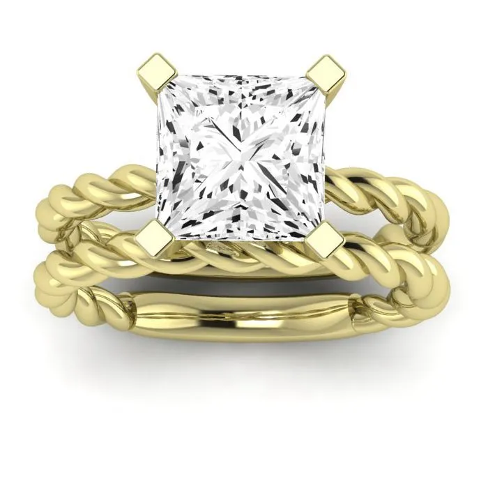 Balsam Matching Band for Princess Center(Band Only. Engagement Ring Not Included)