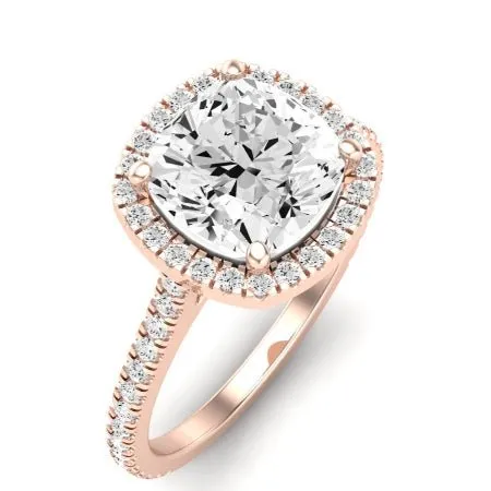 Columbine Diamond Matching Band  For Cushion Center(Band Only. Engagement Ring Not Included)