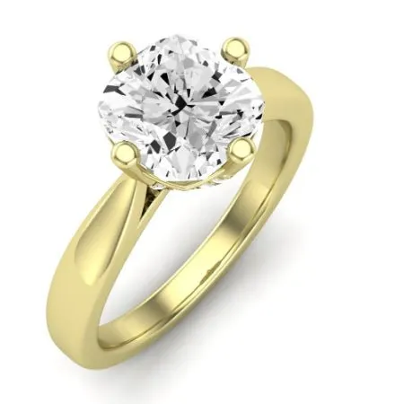Gardenia Moissanite Matching Band for Cushion Center (Band Only. Engagement Ring Not Included)