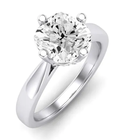 Gardenia Moissanite Matching Band for Cushion Center (Band Only. Engagement Ring Not Included)