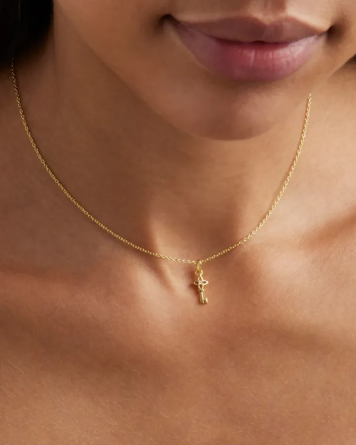 Key To My Heart Pendant Gold