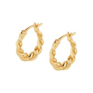 Luca Twisted Hoops