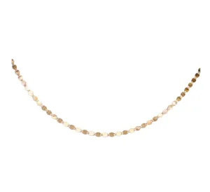 Mirror Ball Chain Necklace in 14K Yellow Gold