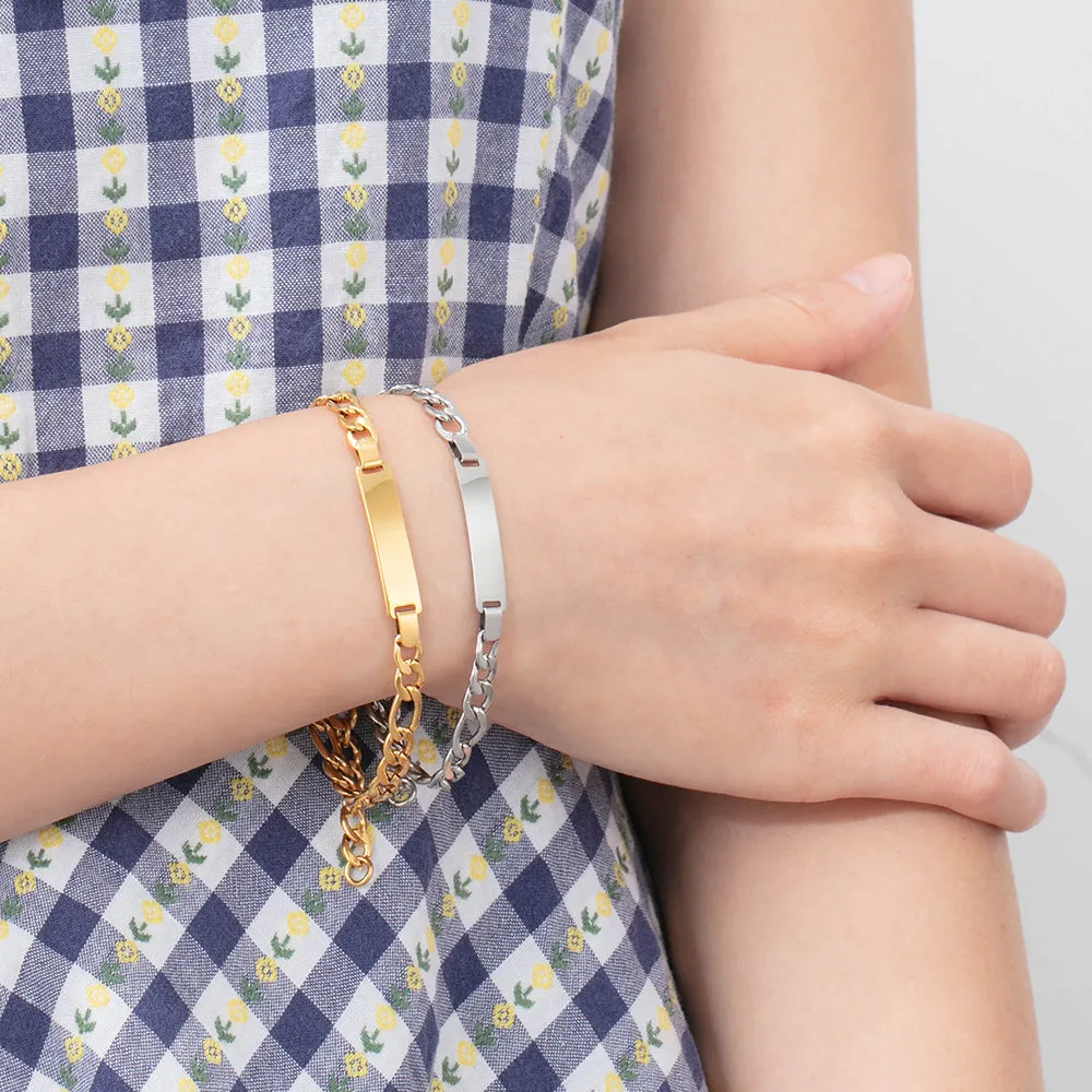 Personal Stainless Steel Name Bracelet