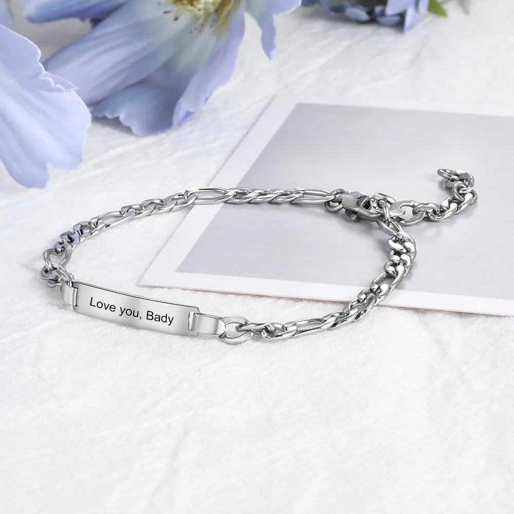 Personal Stainless Steel Name Bracelet