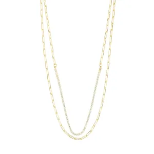 Rowan Recycled 2-in-1 Necklace | Gold