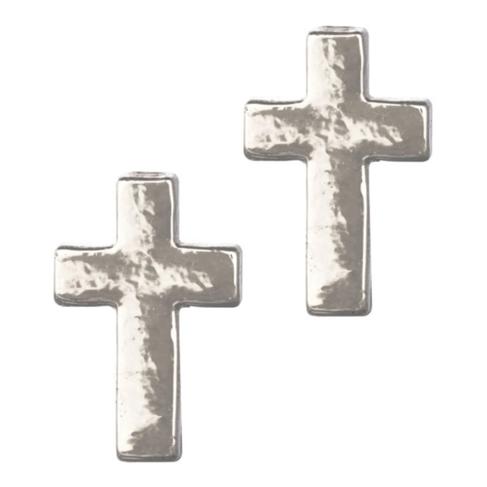 Small Cross Stud Earrings