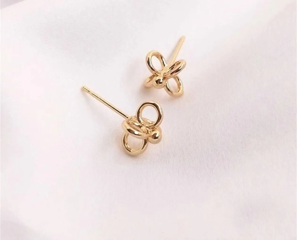 The Lainey 14k Gold Plated Stud Earrings